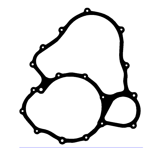 M-G 330420-1 Stator Gasket for Honda GL-1100 GL1100 Aspencade Goldwing 1980-1983