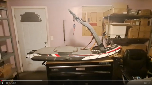 Carbon Fiber Gas Powered Surfboard Similar to Surf Jet 109cc